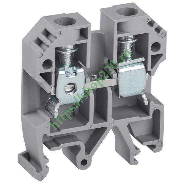 Клемма винтовая КВИ-6мм2 серая IEK YZN30-006-K03 купить по недорогой ...