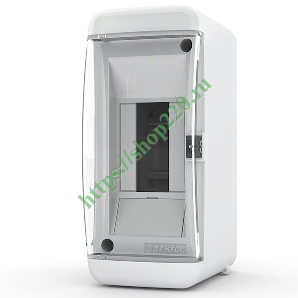 Щит навесной Tekfor 2 (1x2) модуля IP41 прозрачная дверца UNC 40-02-2 (электрический шкаф)