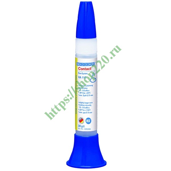 Цианоакрилатный клей Contact VA 110, вязкость 70-110mPas*s, основа этилат, 30г