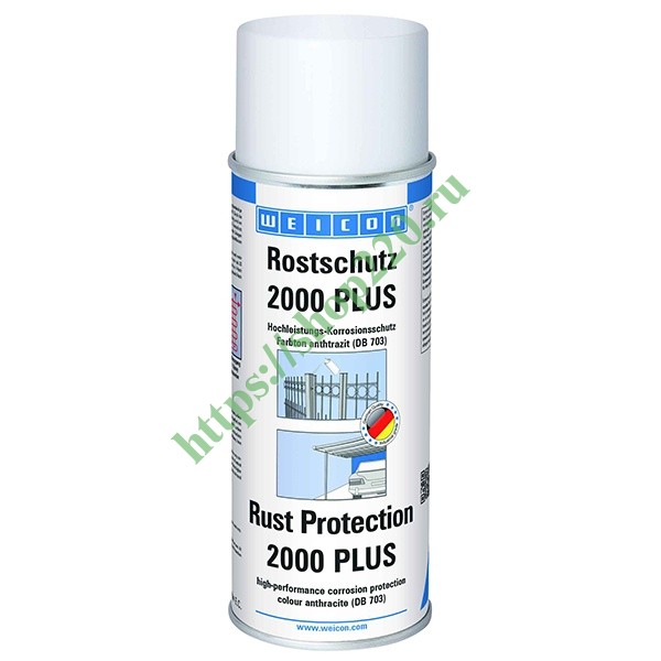 Средство защиты от коррозии 2000 PLUS антрацит баллон 400мл wcn11012400 ...