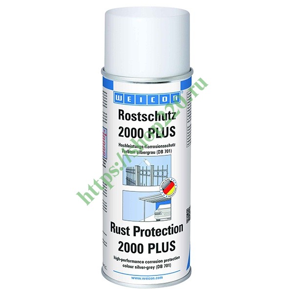 Средство защиты от коррозии 2000 PLUS серебристо-серый баллон 400мл ...