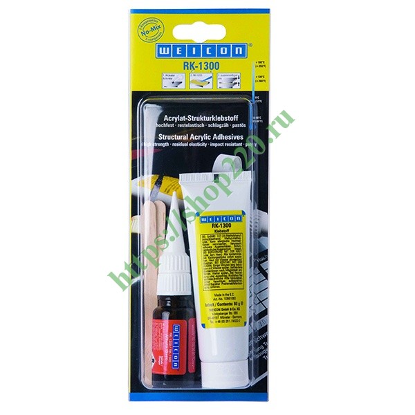 Двухкомпонентный конструкционный клей RK-1300 60г wcn10560060 - купить ...