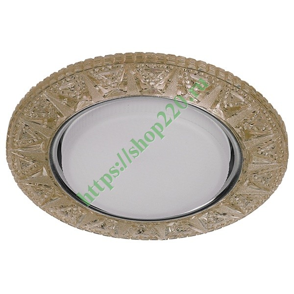 Декоративный светильник ЭРА DK LD22 CHP/WH GX53 со светодиодной ...