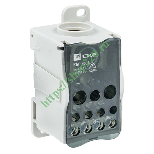 Блок распределительный КБР на DIN-рейку и монтажную панель 400A 12 ...