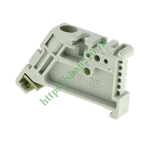 Купить Зажим на DIN-рейку пластиковый 1 винт EW EKF PROxima ahdw-ew по ...