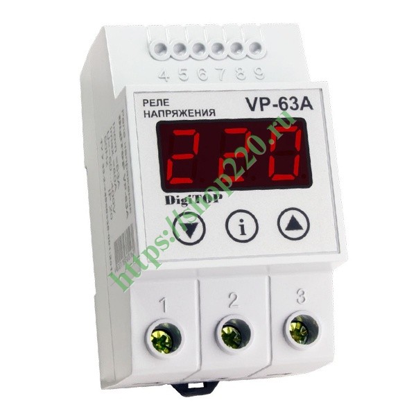 Реле напряжения vp 63a