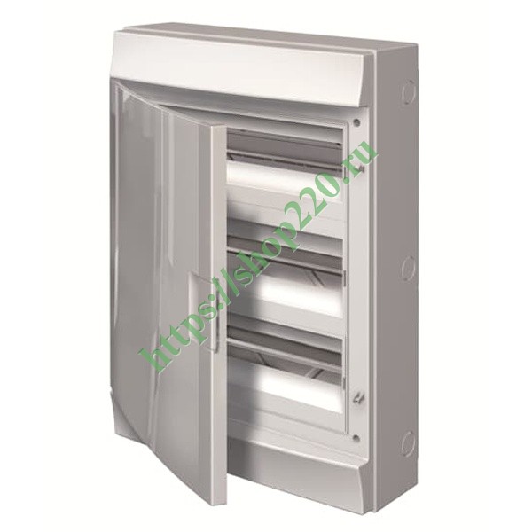 Влагозащищенный настенный шкаф ABB Mistral65 54М (3х18) непрозрачная ...