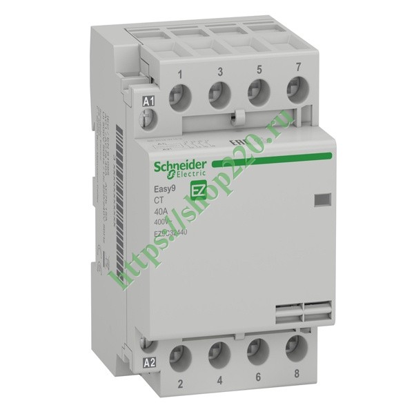 Модульный контактор Easy9 СТ Schneider Electric 40A 4 полюса 4НО 220 ...
