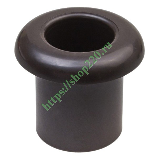 Купить Втулку проходную через стену Bironi, пластиковая черный (20 штук ...