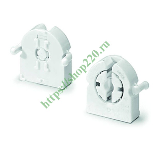 Купить Патрон 49105 VS G13 торцевой на защёлках для ламп T8 T12 (замена ...