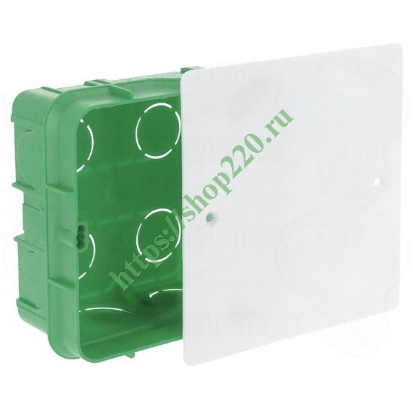 Коробка распаячная Batik 120x120x40мм скрытой установки по бетону с ...