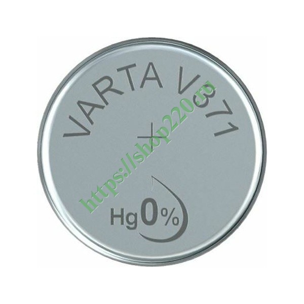 Батарейка для часов VARTA V371 1,55V (упаковка 1шт) 4008496245918