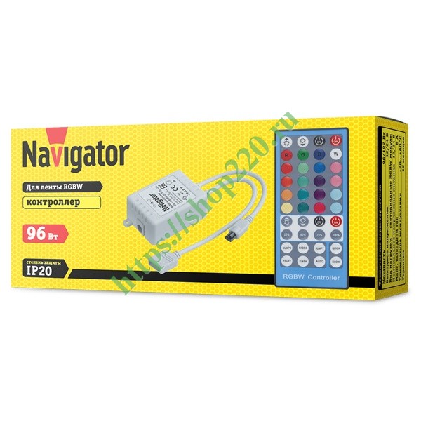 Контроллер Navigator 14 469 ND-CWRGB96IR-IP20-12V 0-192W DC12/24V