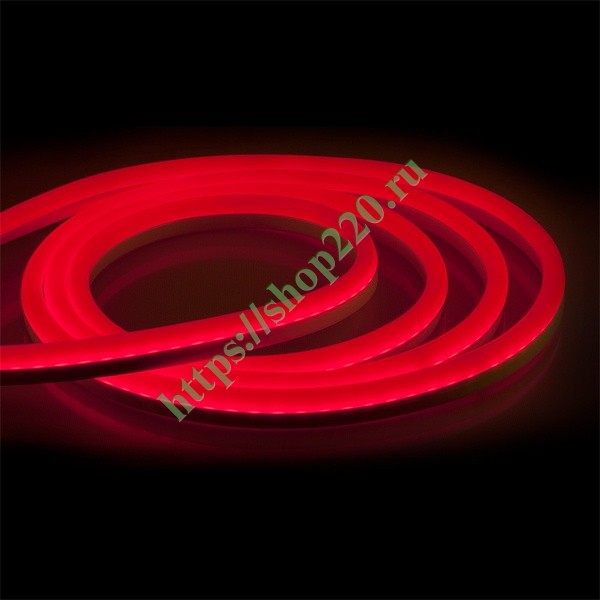 Светодиодная LED лента Feron LS721 неоновая, 144SMD(2835)/m 12Вт/м 50м IP67 220V красный