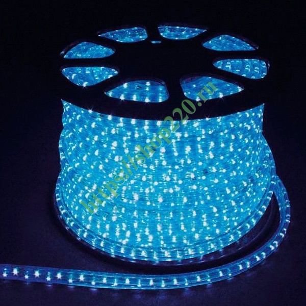 Дюралайт светодиодный Feron LED-R2W 2-х жильный, синий 1,44Вт/м 36LED/м 100м 220V