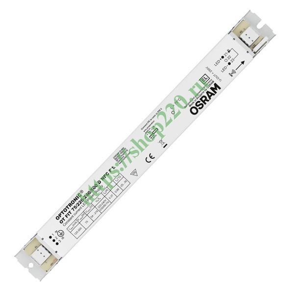 LED драйвер OSRAM IT FIT 75/220…240/550 D NFC FL 10-75W, 125...500mA L280x30x16mm
