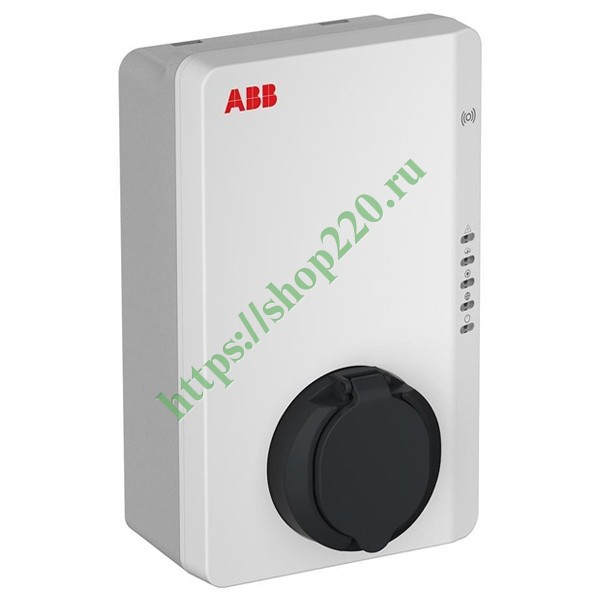 Станция зарядная ABB Terra AC-W7-G5-RD-MC-0 AC wallbox type2,кабель 5м,1ф/32A,MID,RFID,дисплей,4G