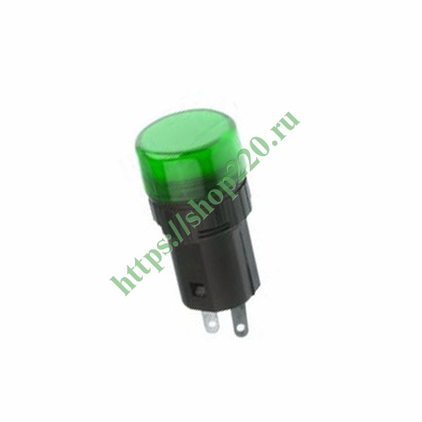 Индикатор d16  220V  зеленый LED  REXANT