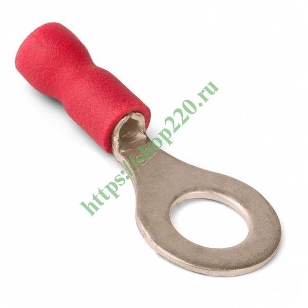 Наконечник НКИ 1.5-3 кольцевой изолированный 0.25–1.5мм М3 19А красный ...