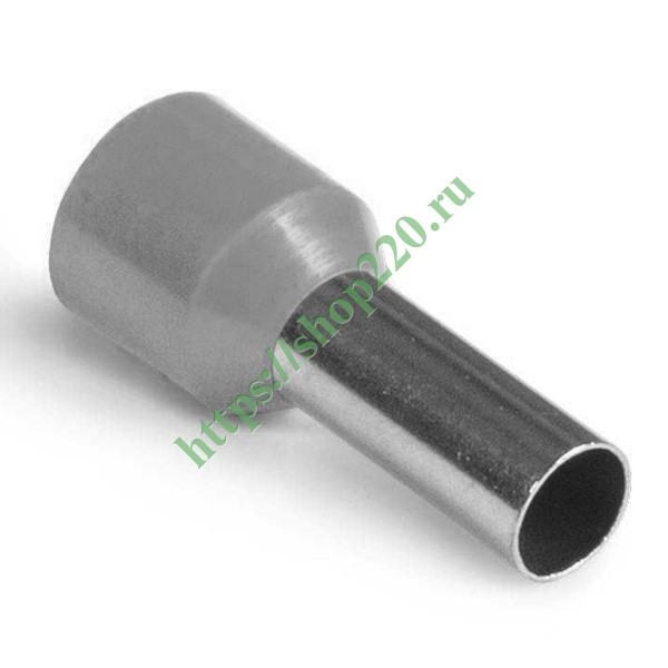 Наконечник НШвИ 0,75-8 штырьевой втулочный изолированный 47496 [уп ...