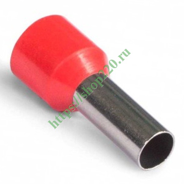 Наконечник НШвИ 10,0-12 штырьевой втулочный изолированный 47502 [уп ...