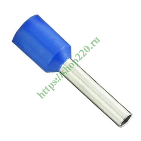 Наконечник штырьевой втулочный изолированный НШвИ 2,5-8 (уп.100шт) КВТ ...