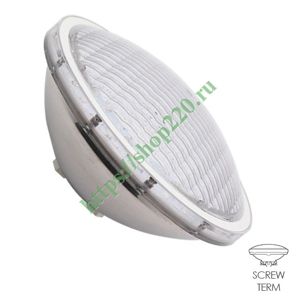 Светодиодная лампа в бассейн LightBest PAR56 18W 12V Cool White винтовые клеммы