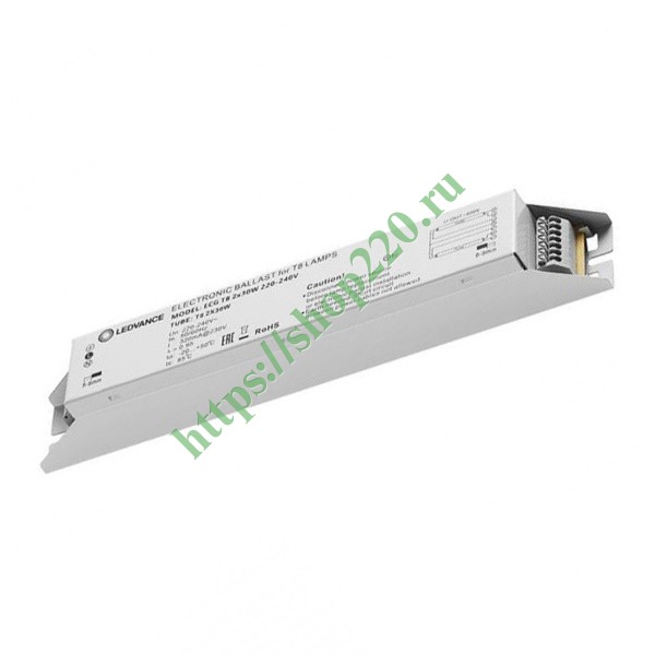 ЭПРА LEDVANCE ECG T8 1x30W 220-240V для Т8 УФ/ЛЮМ лампы L238x36x30mm IP20