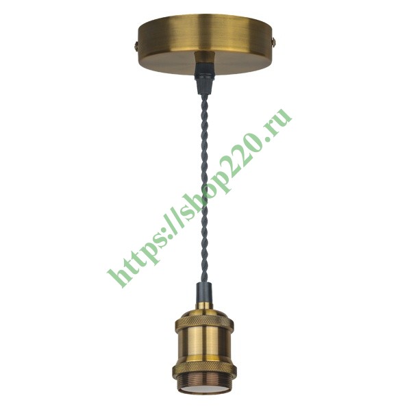 Светильник декоративный подвесной 93 160 NIL-SF01-006-E27 max60W 1,5м. металл античная бронза