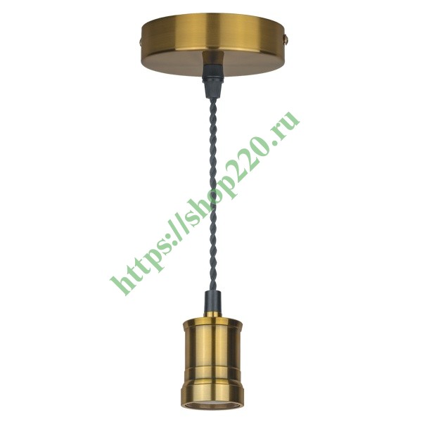 Светильник декоративный подвесной 93 161 NIL-SF01-008-E27 max60W 1,5м. металл античная бронза