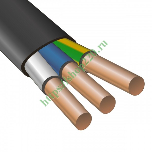 Купить Кабель силовой ВВГ-Пнг(А)-LS 3х2,5 плоский ГОСТ 31996 ККЗ KKZ40 ...
