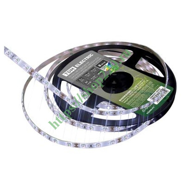 Лента светодиодная SMD5050-60 LED/м-IP20-12 В-10 Вт/м-RGBW (4 в 1), (5 метров) TDM