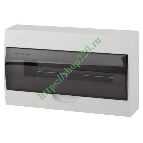 Щиток ЩРН-П-18 на 18м накладной пластиковый с прозрачной дверкой IP41 ...