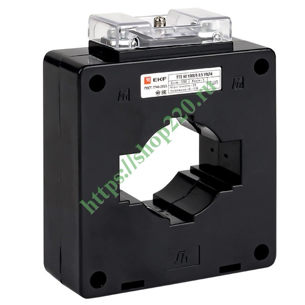 Трансформатор тока ТТЕ-60-1000/5А класс точности 0,5 EKF PROxima tte-60 ...