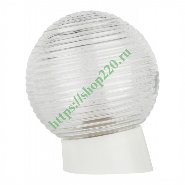 Светильник ЭРА НБП 01-60-004 с наклонным основанием Гранат стекло IP20 E27 max 60W D150 шар