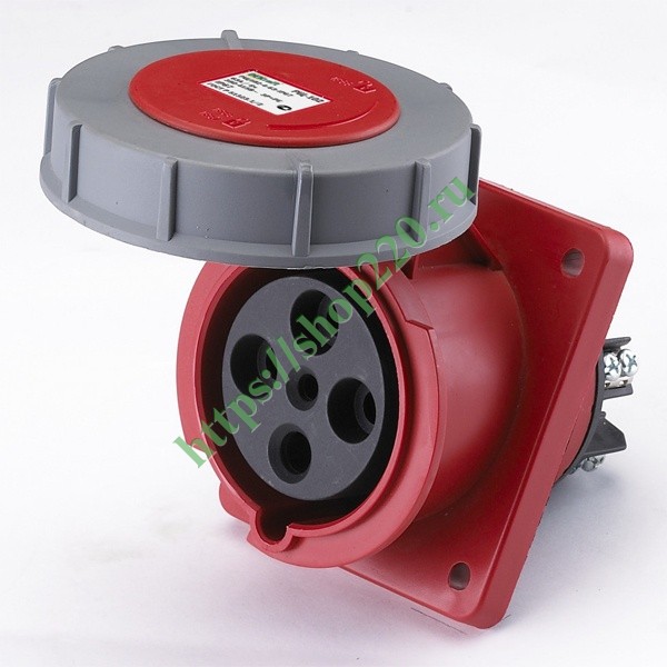 Купить Розетка для скрытой проводки 435 3Р+РЕ+N 63А 380В IP67 РЩ102-5 ...