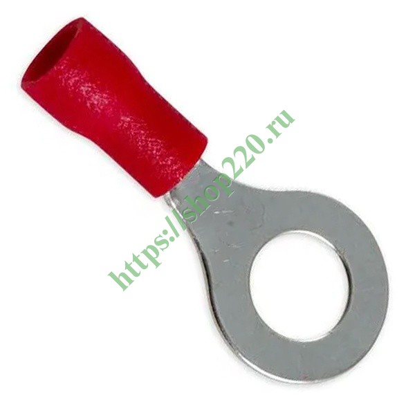 Наконечник кольцевой изолированный d 6.5 мм 0.5-1.5 мм2 (НКи 1.5-6/НКи ...