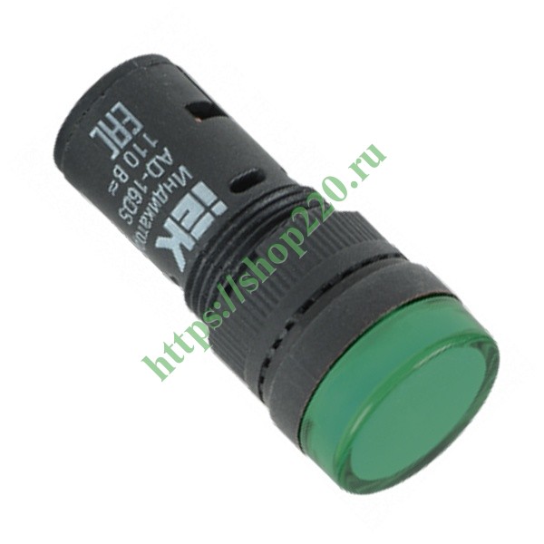 Купить Лампа ИЭК AD16DS(LED)матрица d16мм зеленый 24В AC/DC BLS10ADDS