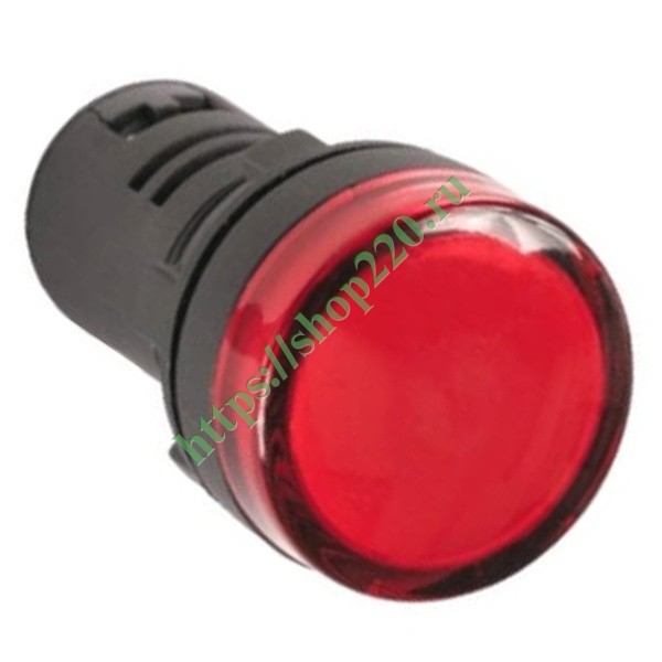 Лампа TDM AD-16DS(LED)матрица d16мм красный 230В АС SQ0702-0071 купить ...