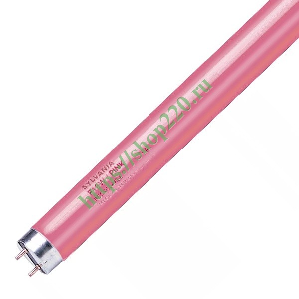 Люминесцентная лампа T8 Sylvania F 18W/PINK G13, 590 mm, розовая