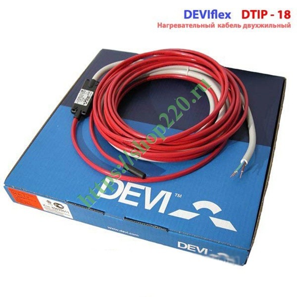 Нагревательный кабель Devi DEVIflex 18T  180Вт 230В  10м  (DTIP-18)