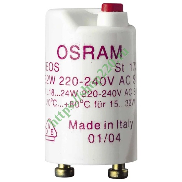 OSRAM ST-173 стартер-предохранитель 15-32W (4050300400761)