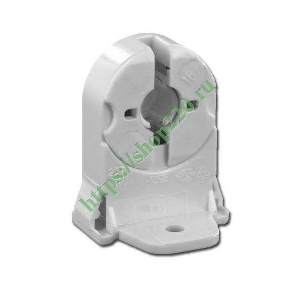 Купить Патрон 27722 VS G13 накладной для ламп T8 100572 по цене 37.5 р.