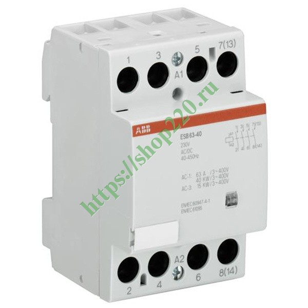 Реле напряжения 63а abb