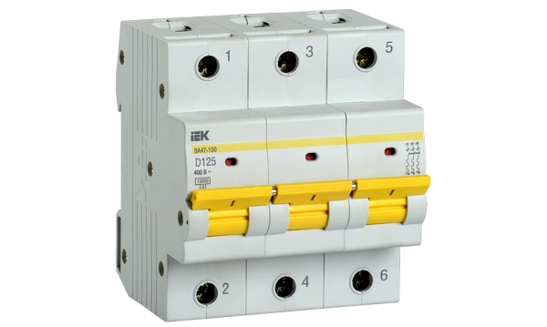 Автоматические выключатели ВА47-29 IEK с характеристикой D (автоматы до 63A)