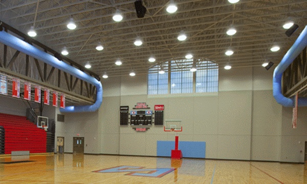 Светильники и защитные решетки для образовательных учреждений, спортивных залов