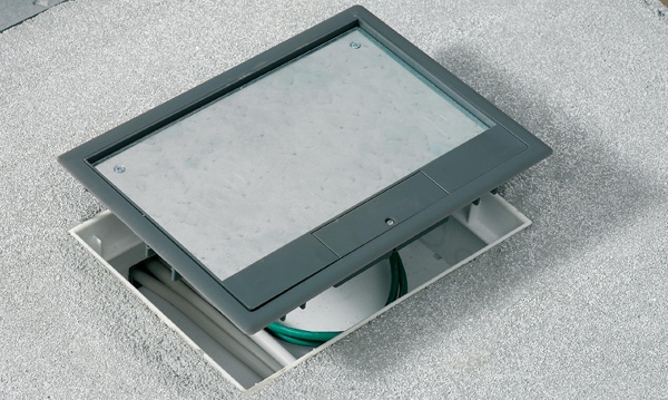 Монтажная коробка в бетон для люков Simon Connect