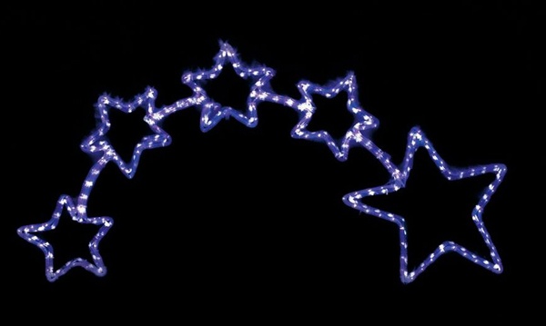 Каркасные световые фигуры на батарейках