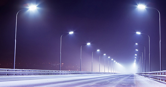 Консольные LED светильники ДКУ с датчиком освещенности