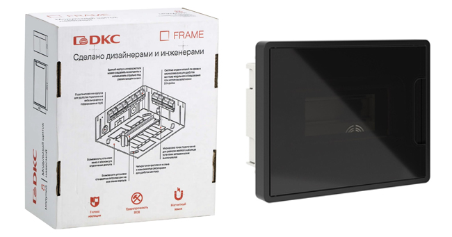 Пластиковые слаботочные щитки FRAME IP40 DKC